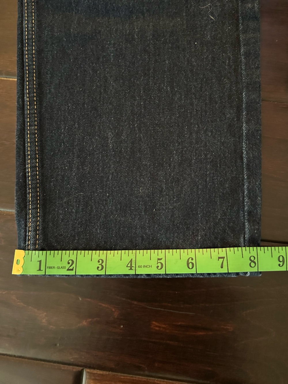 Levi’s 505 Regular Fit Dark Wash Jeans Men’s 36x29 Straight Leg 100% Cotton - Picture 6 of 10